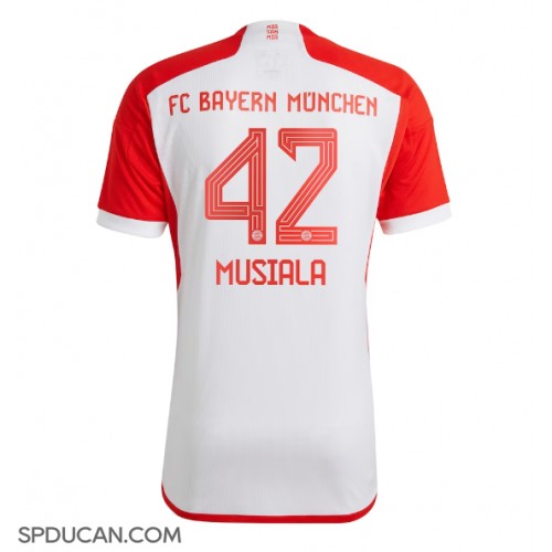 Muški Nogometni Dres Bayern Munich Jamal Musiala #42 Domaci 2023-24 Kratak Rukav